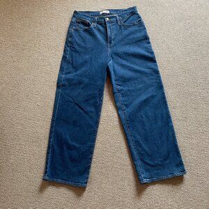 Madewell Perfect Vintage wide-leg jeans, size 29P